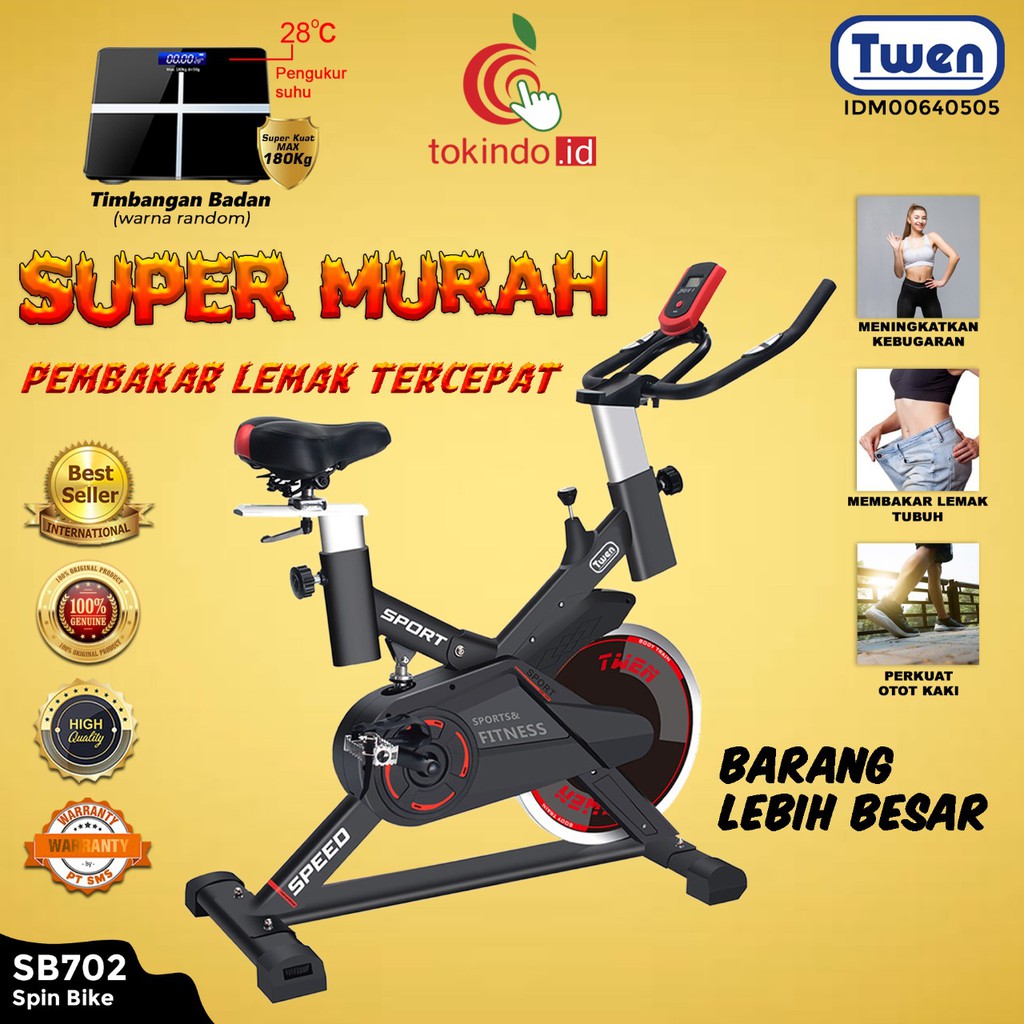 Spinning Bike Twen SB702 Spin Bike Sepeda Kardio Sepeda Statis Sepeda
