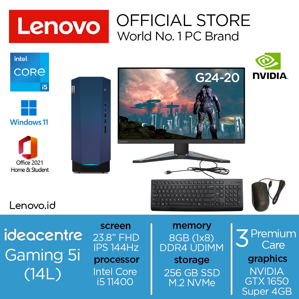 Jual Lenovo PC IdeaCentre Gaming 5i 14IOB6 8YID i5 11400 Win11 8GB