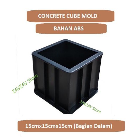 Jual YR65KI CETAKAN KUBUS BETON ABS CONCRETE CUBE MOLD ABS