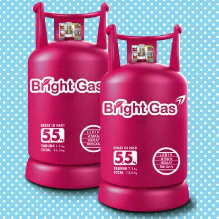 Jual tabung gas 5,5kg+isi(brigtgas pinkpink)lebih hemat&aman,kualitas