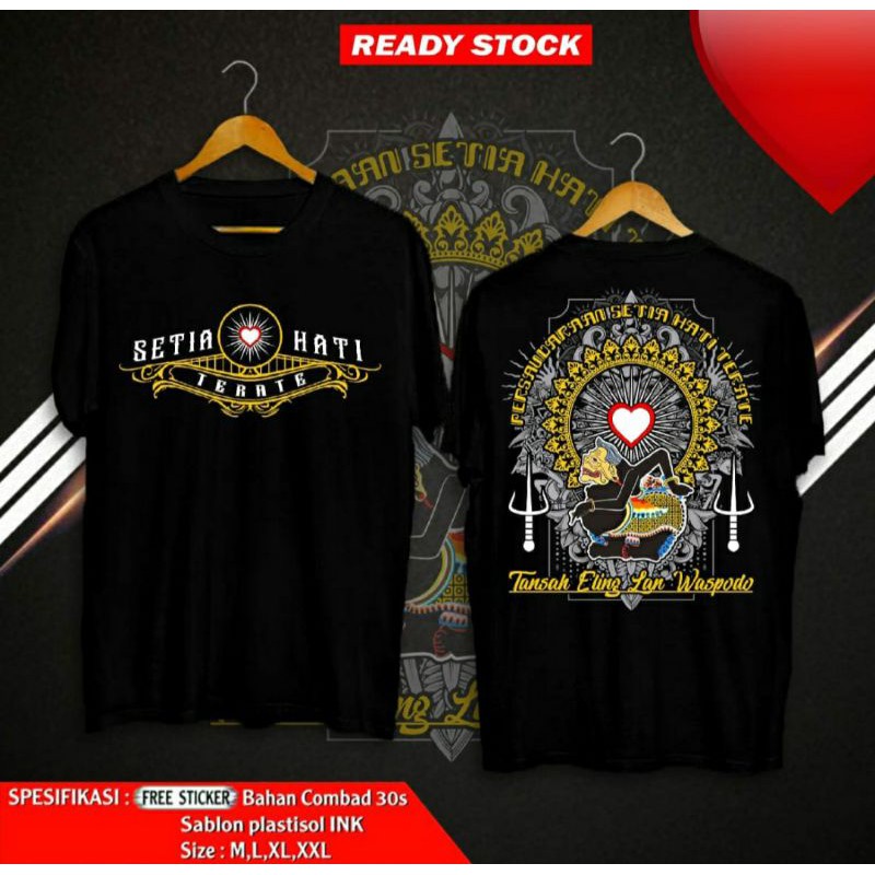 Jual Kaos Psht Wayang Semar Terbaru Free Stiker Atribut Indonesia|Shopee Indonesia
