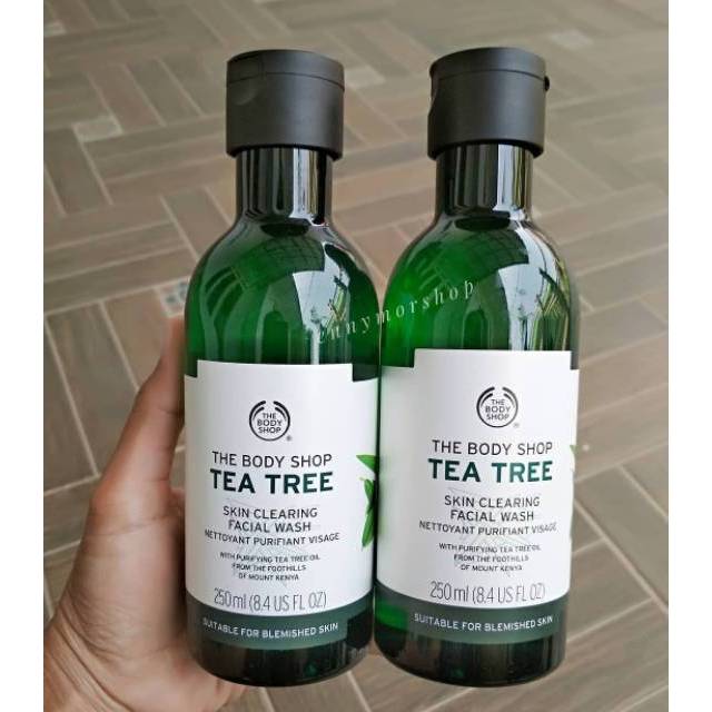 Jual The Body Shop Tea Tree Facial Wash 250 ml Shopee Indonesia