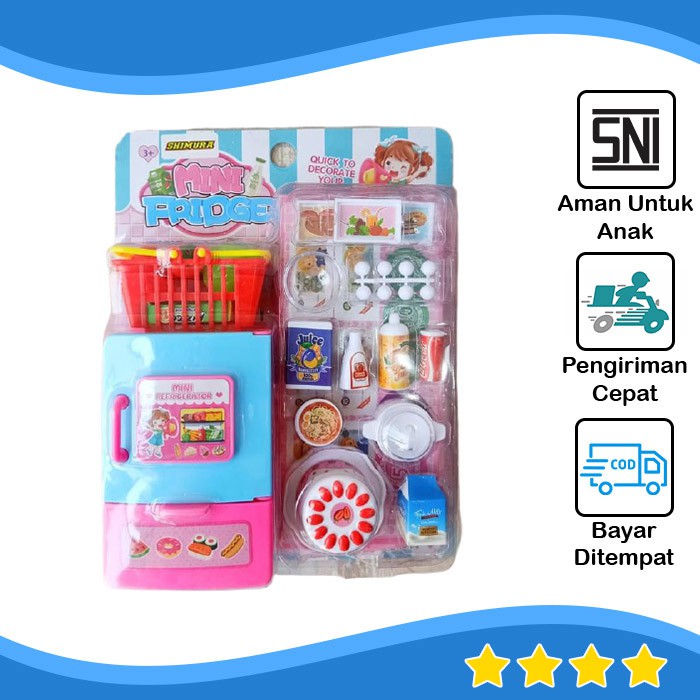 Jual Mainan Anak Perempuan Mainan Masak Masakan Dapur Kulkas Mini Lucu Terbaru Anak Perempuan Cewek Murah | Shopee Indonesia