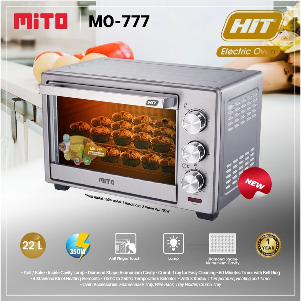 Mitochiba Electric Oven Low Watt MO 777 Shopee Indonesia