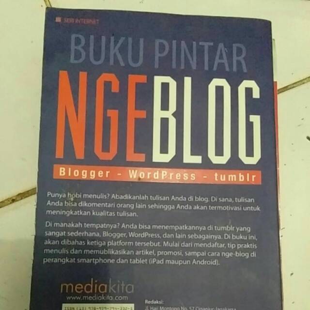 ORIGINAL buku pintar ngeblog | Shopee Indonesia