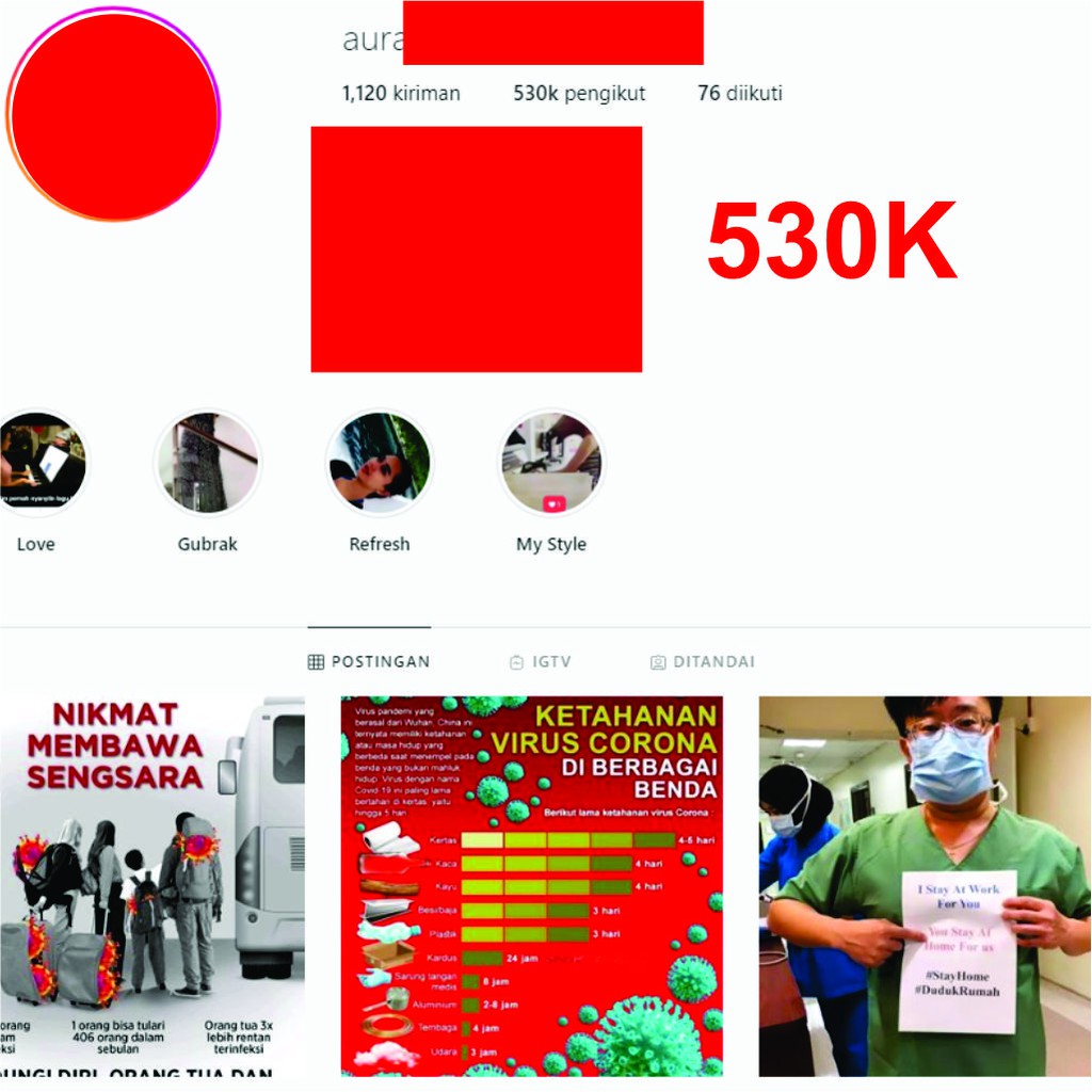 Jual Akun IG Instagram 1K 10K 100K 200K 300K 500K Follower Shopee