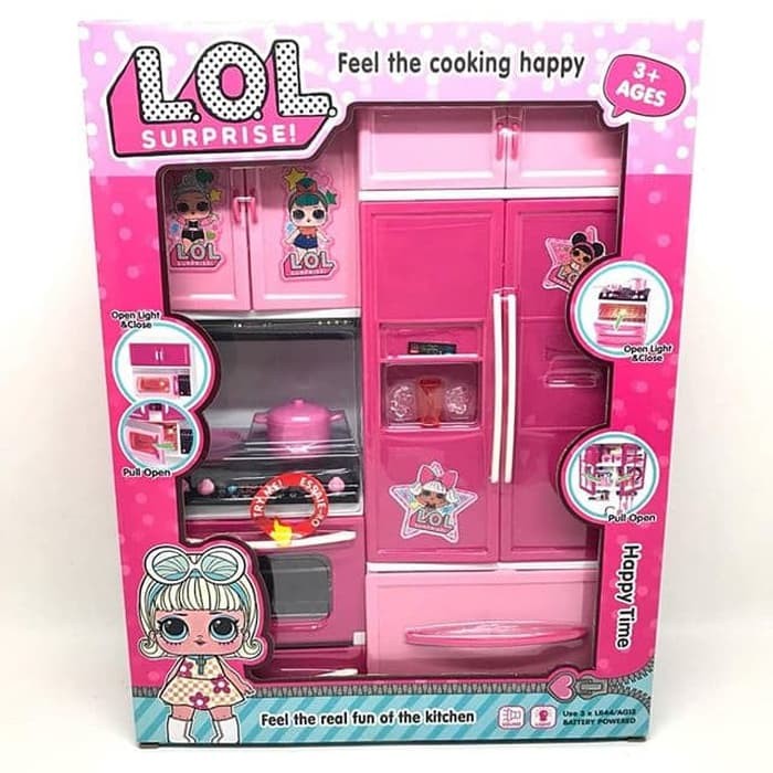 Jual Mainan Anak Perempuan Modern Kitchen Set Lol Surprise | Shopee Indonesia