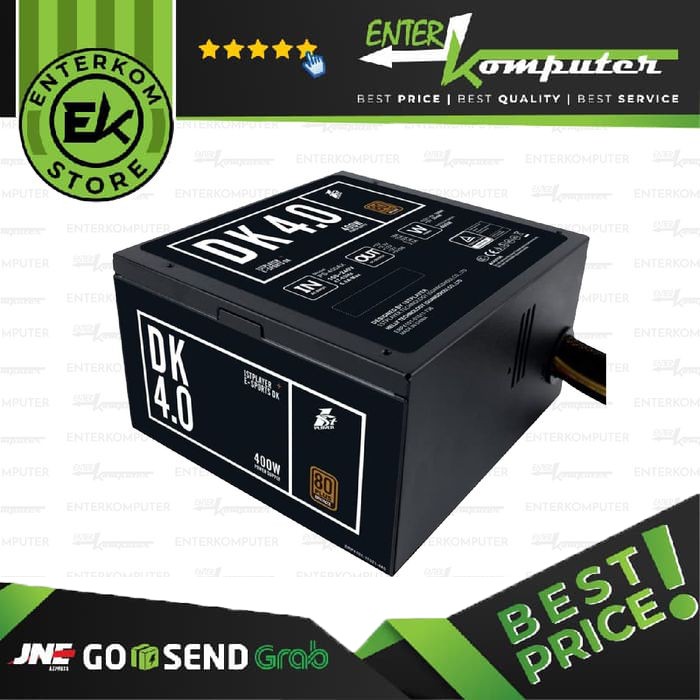 PSU 1STPLAYER Gaming PSU DK40 400W PS400AX 80Plus
