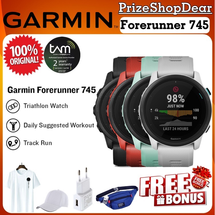 Jual Garmin Forerunner 745 Smartwatch Gps Original Garansi Tam Indonesia|Shopee Indonesia