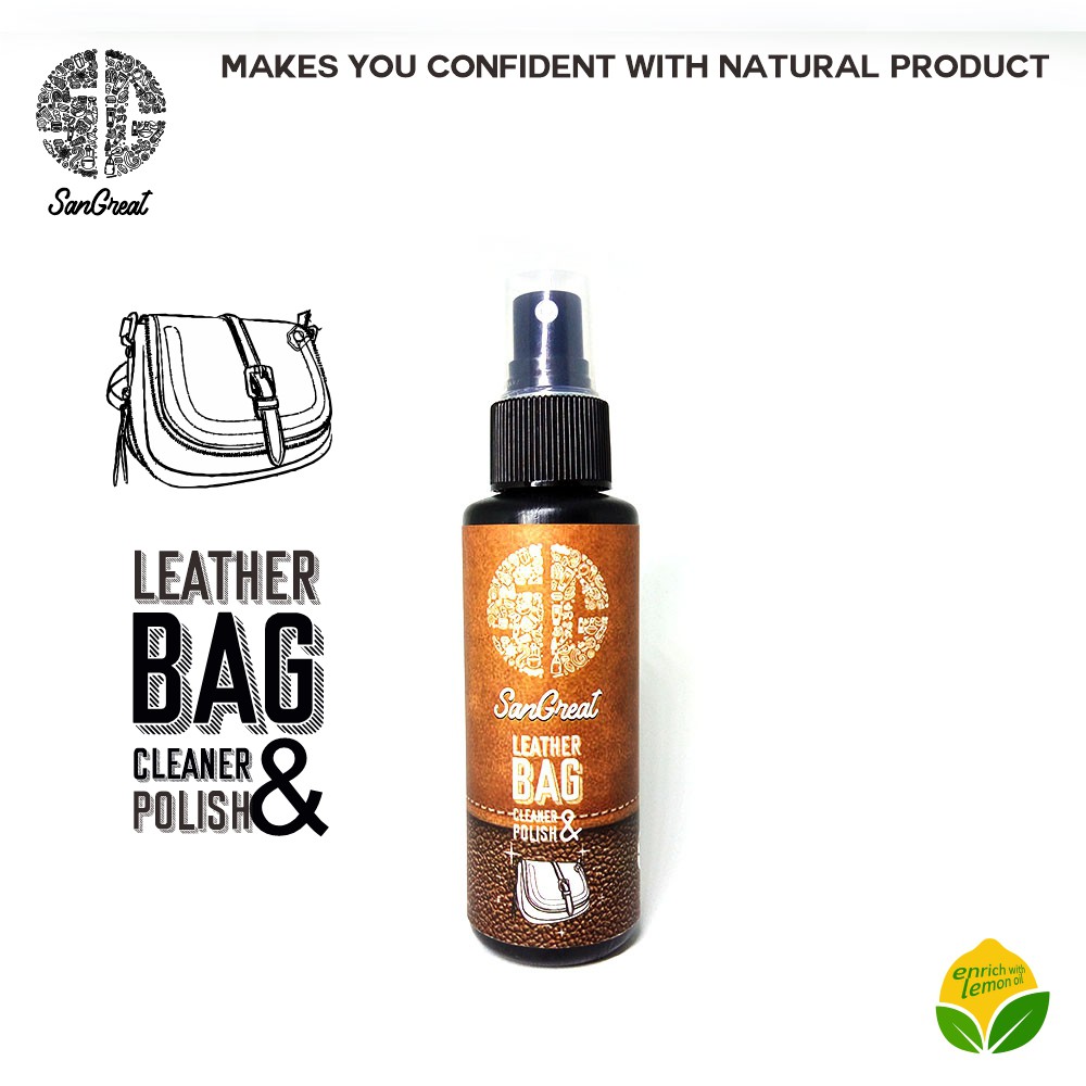 Leather Bag Cleaner and Conditioner Pembersih Tas Kulit Anti Jamur Tas