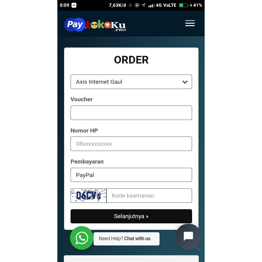 Script Isi Pulsa Online Otomatis Bedah Sekolah