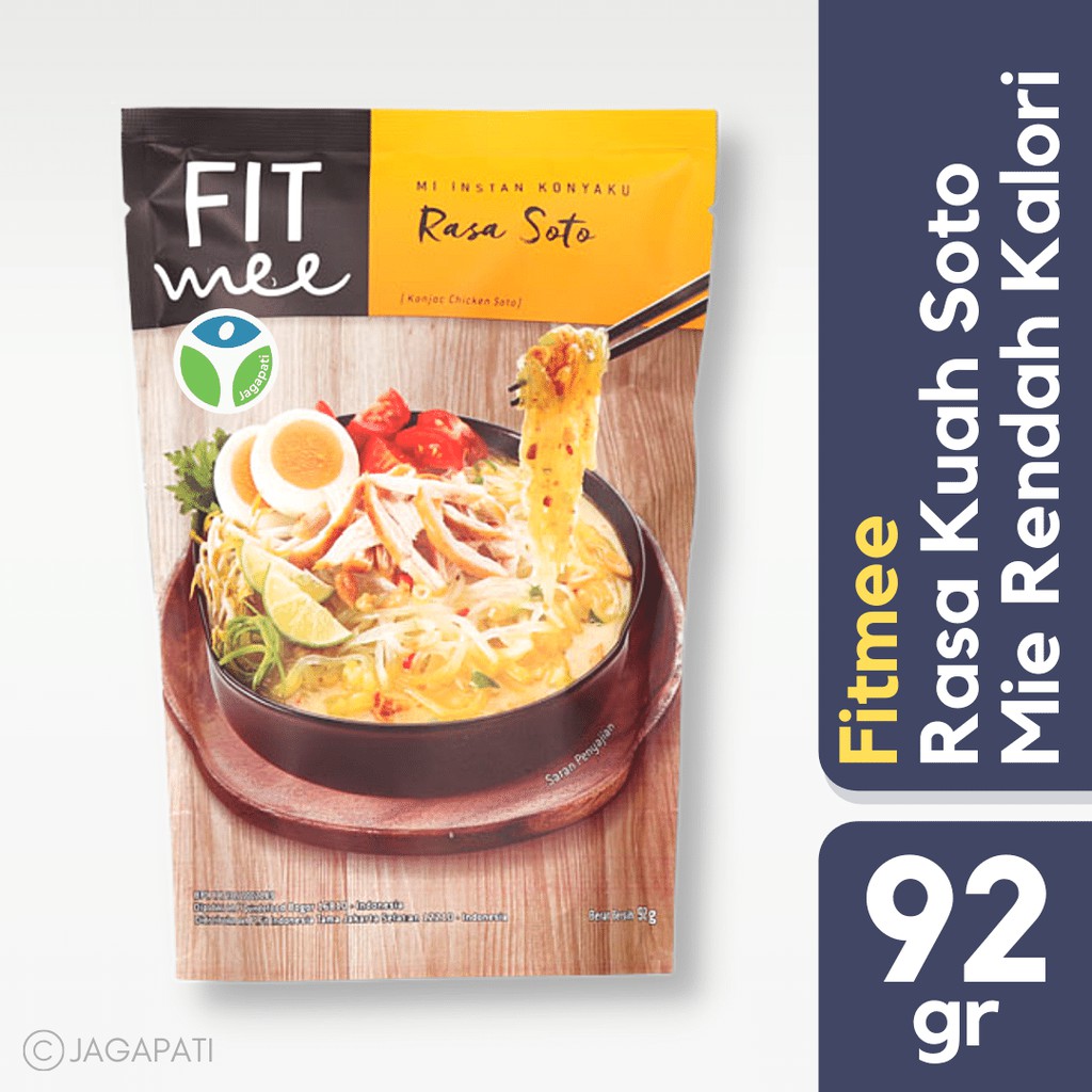 Fitmee Soto 92 gr Mie Shirataki Mie bebas kolesterol Jagapati
