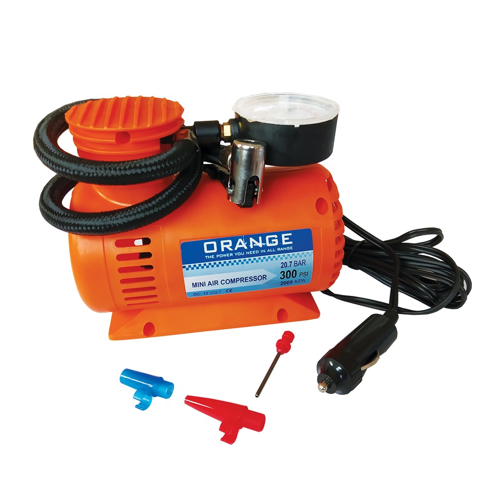 Orange Kompresor Angin Mini Dc 12V Mini Air Compressor Shopee Indonesia