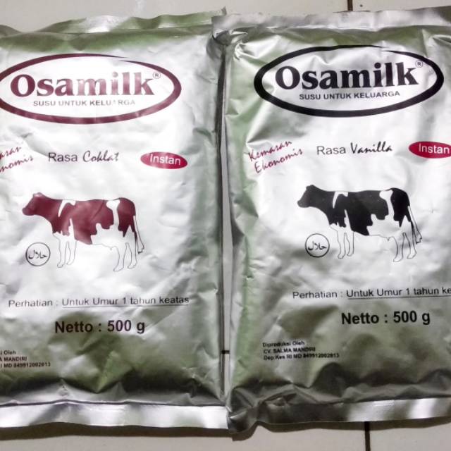 Susu Gemuk Osamilk (Susu Sapi Murni) 100 untuk 1 tahun keATAS Varian