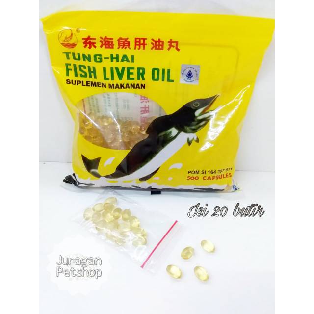 Minyak Ikan Untuk Kucing/Anjing20 pilFish Oil Tung HaiFish Liver Oil