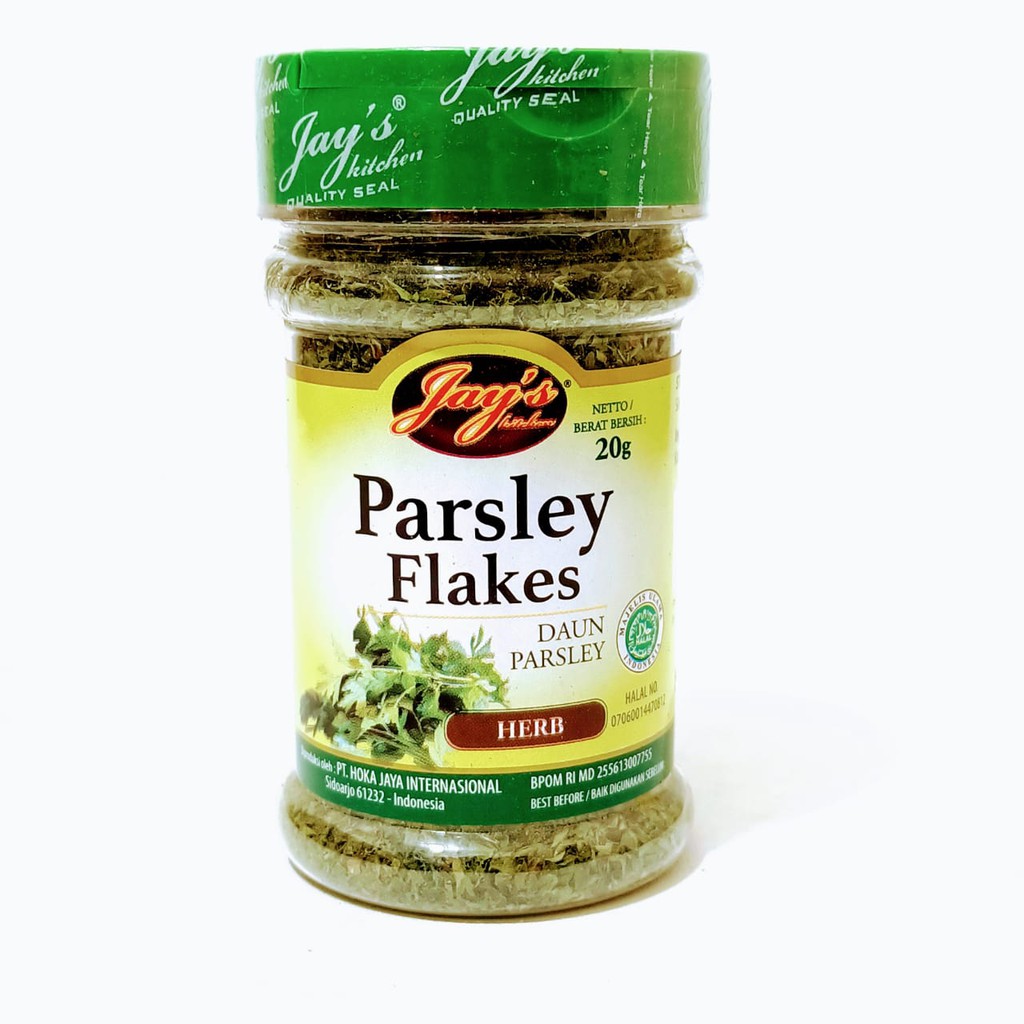 Jays Parsley Flakes / Daun Parsley 20 Gram Shopee Indonesia