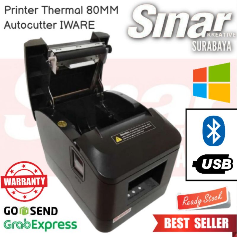 Jual PRINTER THERMAL BLUETOOTH 80MM AUTOCUTTER D260BT USB RJ11 (MESIN