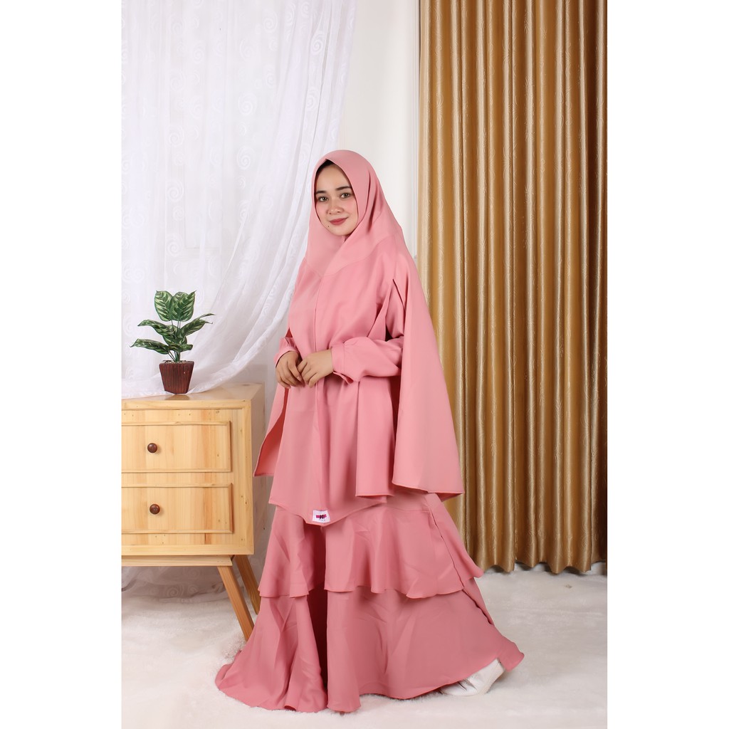 Najah Hijab Gamis Syar'i Beauty SeriesJ / Varian Dusty