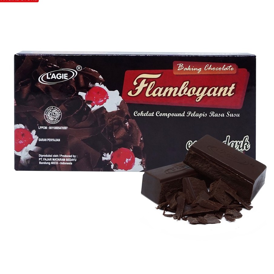 Jual Lagie Flamboyant Baking Chocolate / Coklat Warna Compound 250Gr | Shopee Indonesia