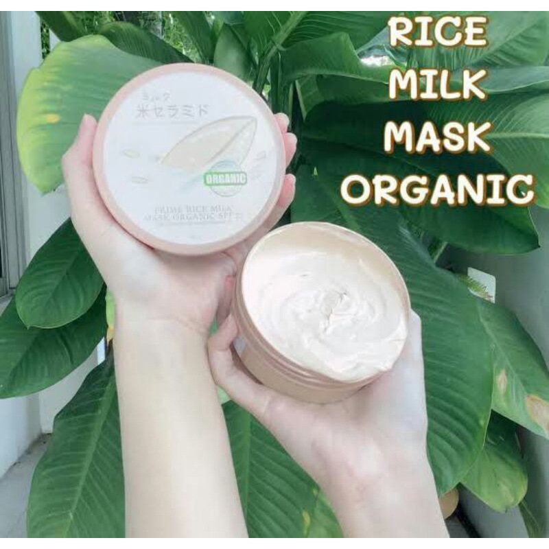 Jual Rice Milk Mask Organic (FDA Thailand) Shopee Indonesia