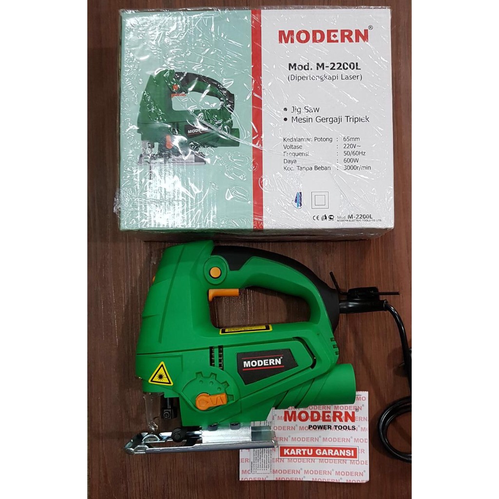 MODERN M2200L Mesin Jigsaw Laser Gergaji Triplek Shopee Indonesia