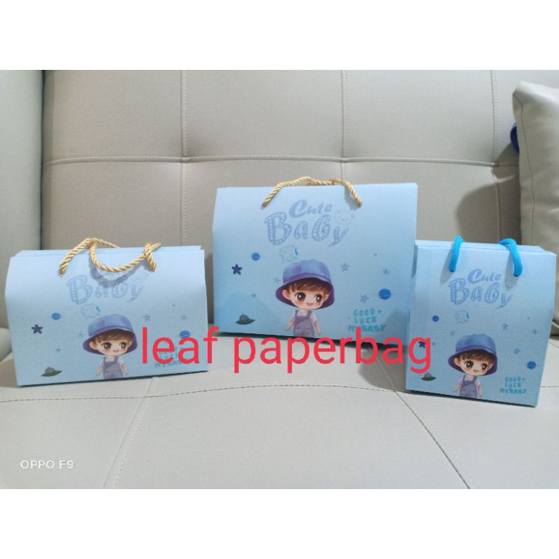 Jual goodie bag ulang tahun anak laki laki boy ultah / paper bag