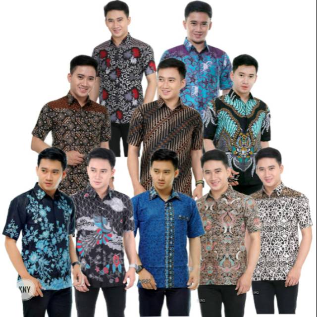 Koleksi Hem Batik Pria Dewasa Motif Terbaru Seragam Couple Keluarga