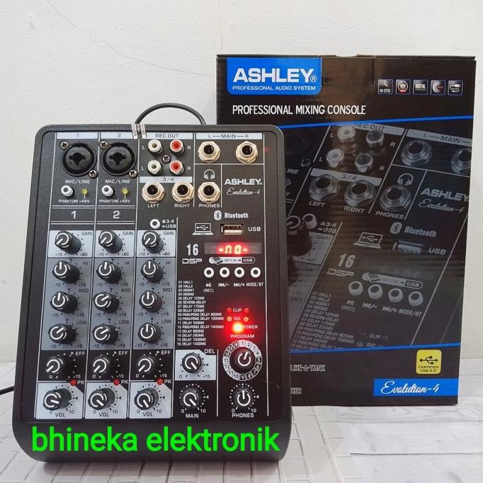 Jual mixer ashley Evolution 4 evolution4 original mixer 4 channel bluetooth Shopee Indonesia