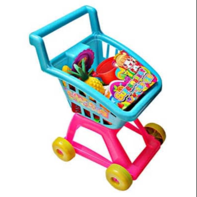 Jual Mainan Trolley Belanja Anak Keranjang Belanja | Shopee Indonesia