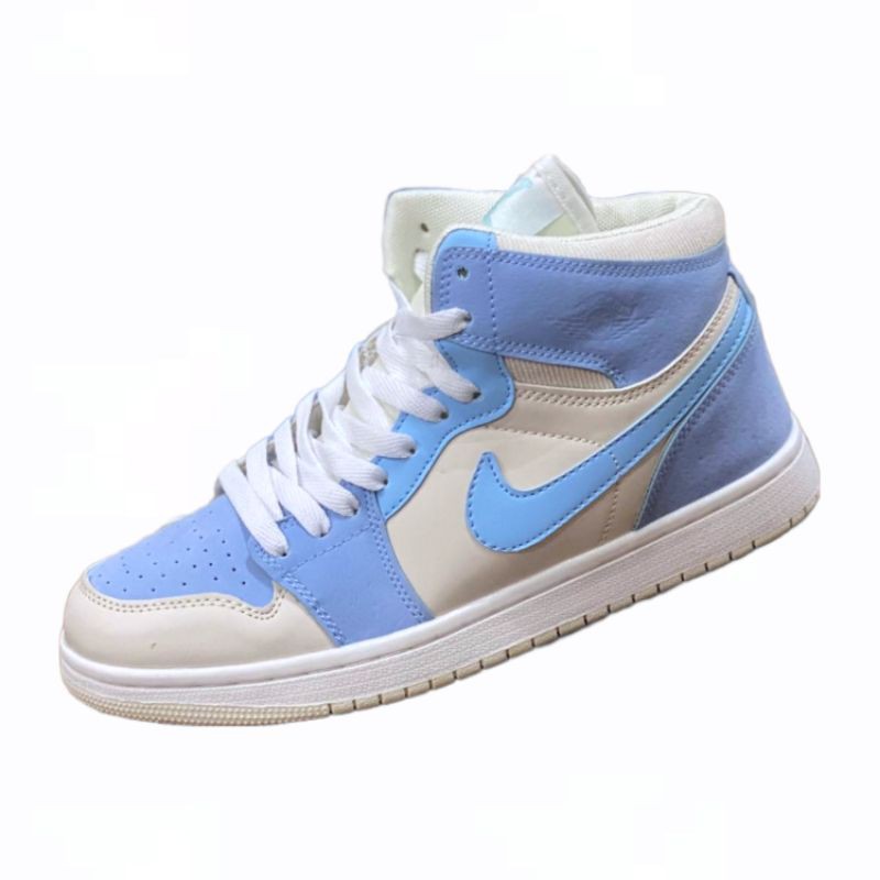 Jual Sepatu Nike Air Jordan 1 Mid Se Light Blue Original Women Shoes | Shopee Indonesia