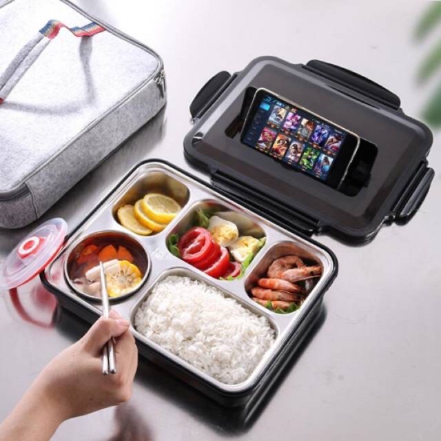 [semuajual]KOTAK MAKAN /LUNCH BOX STAINLESS 1800ml TAHAN