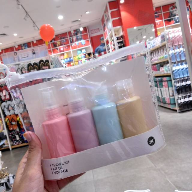 Jual MINISO Travel Kit 1 set rainbow Shopee Indonesia