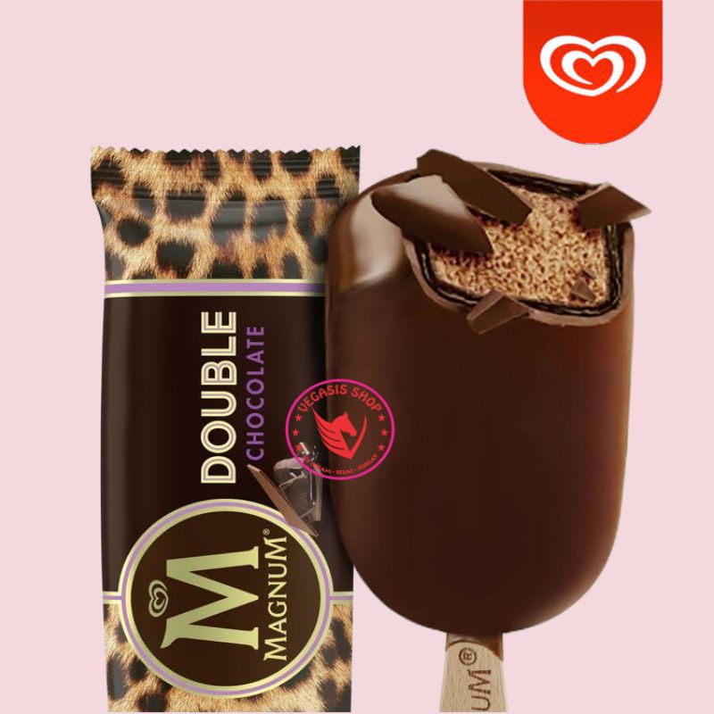 Jual Es Krim Walls Magnum Double Chocolate Ice Cream Coklat | Shopee Indonesia