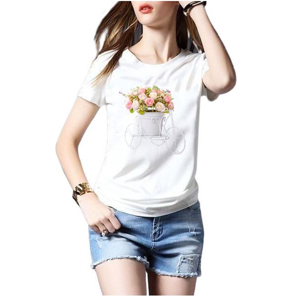 Kaos wanita original bunga terkiniModel Distro TerBaru Distro Paling