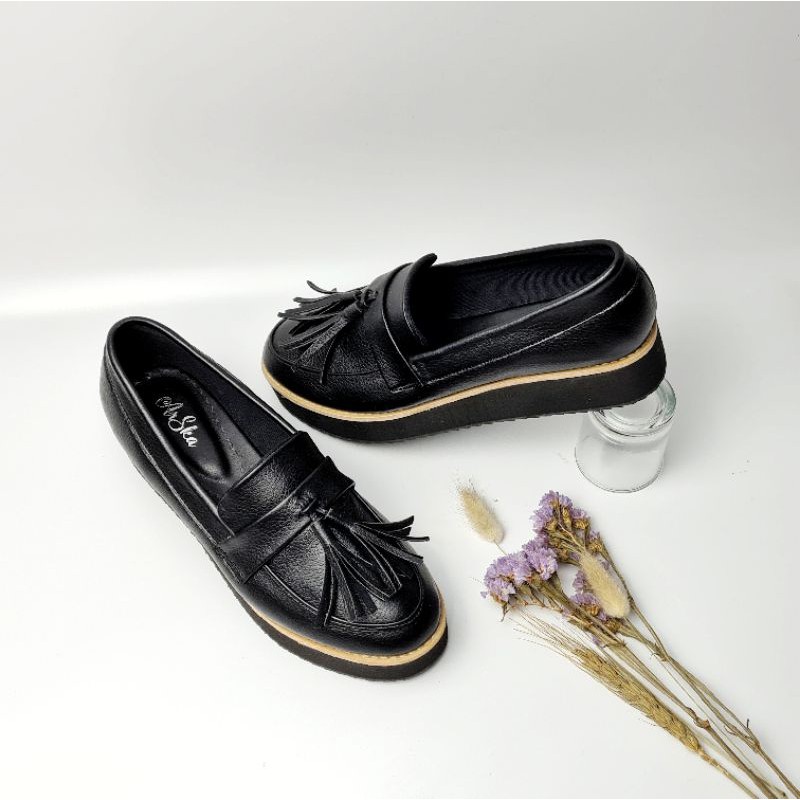 Arskaprojects sepatu wanita sidney black, sepatu handmade bandung | Shopee  Indonesia