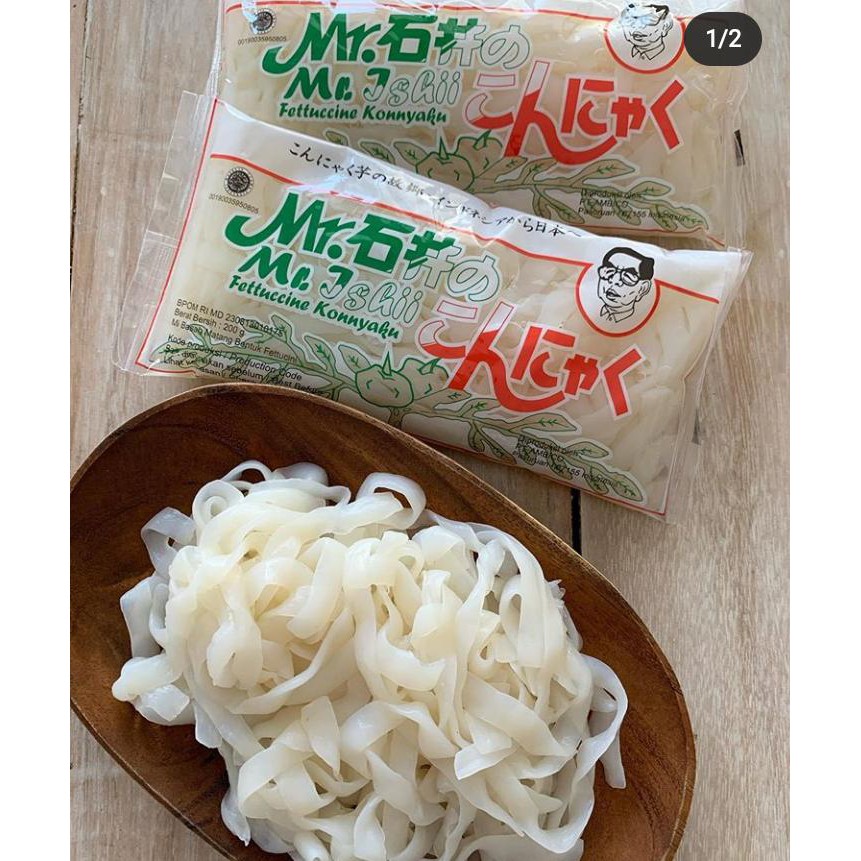 Fettucini Wet Shirataki / Shirataki Basah Kwetiau Zero Kalori Shopee