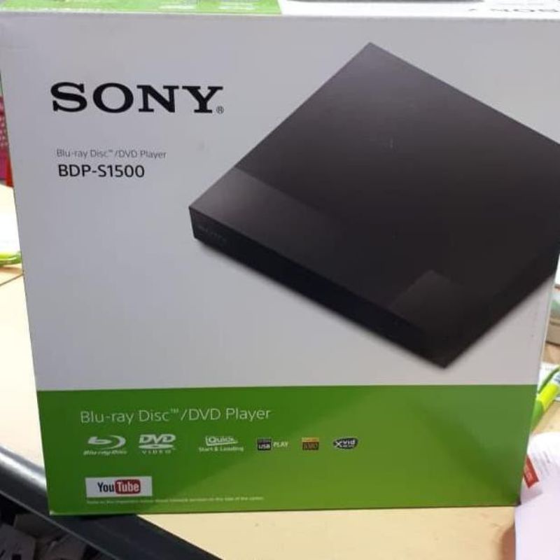 Jual Sony Bdp S1500 Bdps1500 Blu Ray Bluray Disc Player Full Hd 1080 Alat Mesin Pemutar Cd Vcd Film Music | Shopee Indonesia