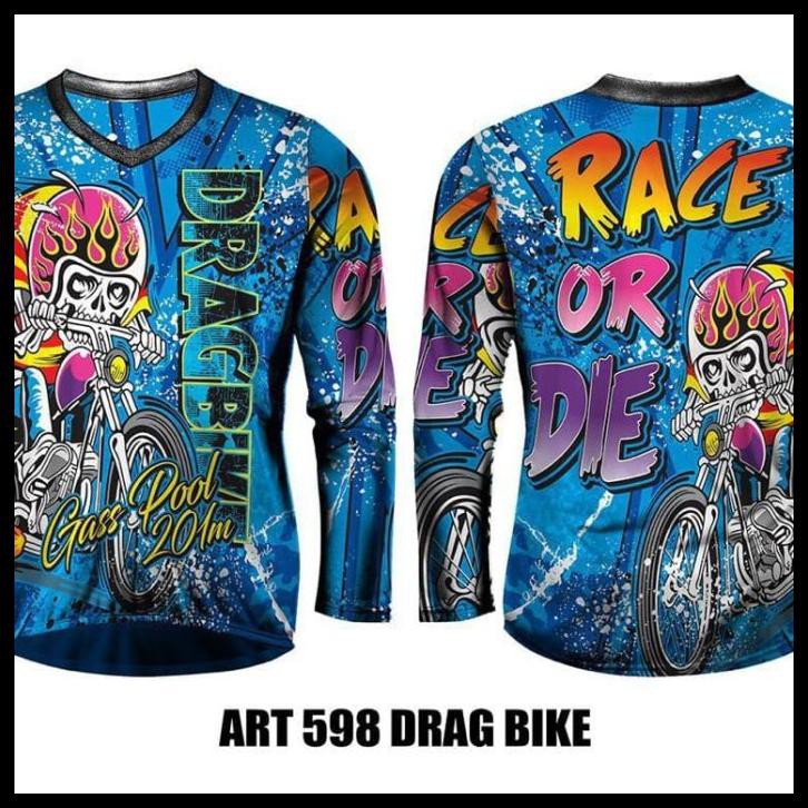 Jual Kaos Jersey Balap Motor Drag-Baju Kaos Motor Drag Bike Race Panjang | Shopee Indonesia