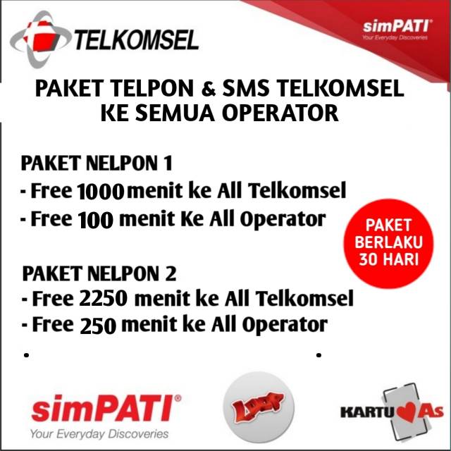 Cara Daftar Paket Nelpon Simpati Ke Semua Operator
