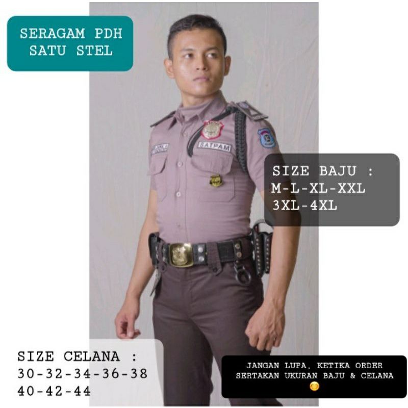 Harga Seragam Satpam Pdh Coklat Polisi Terbaru September 2022 |Biggo Indonesia