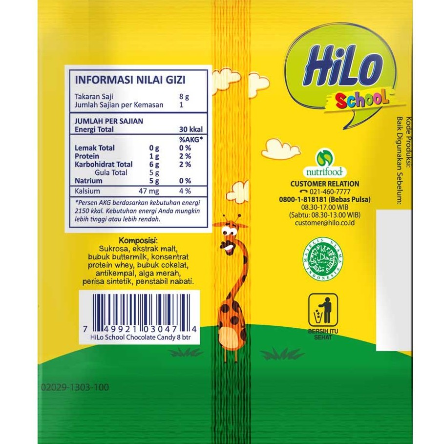 Jual Hilo School Chocolate Candy 1 Renceng | Shopee Indonesia