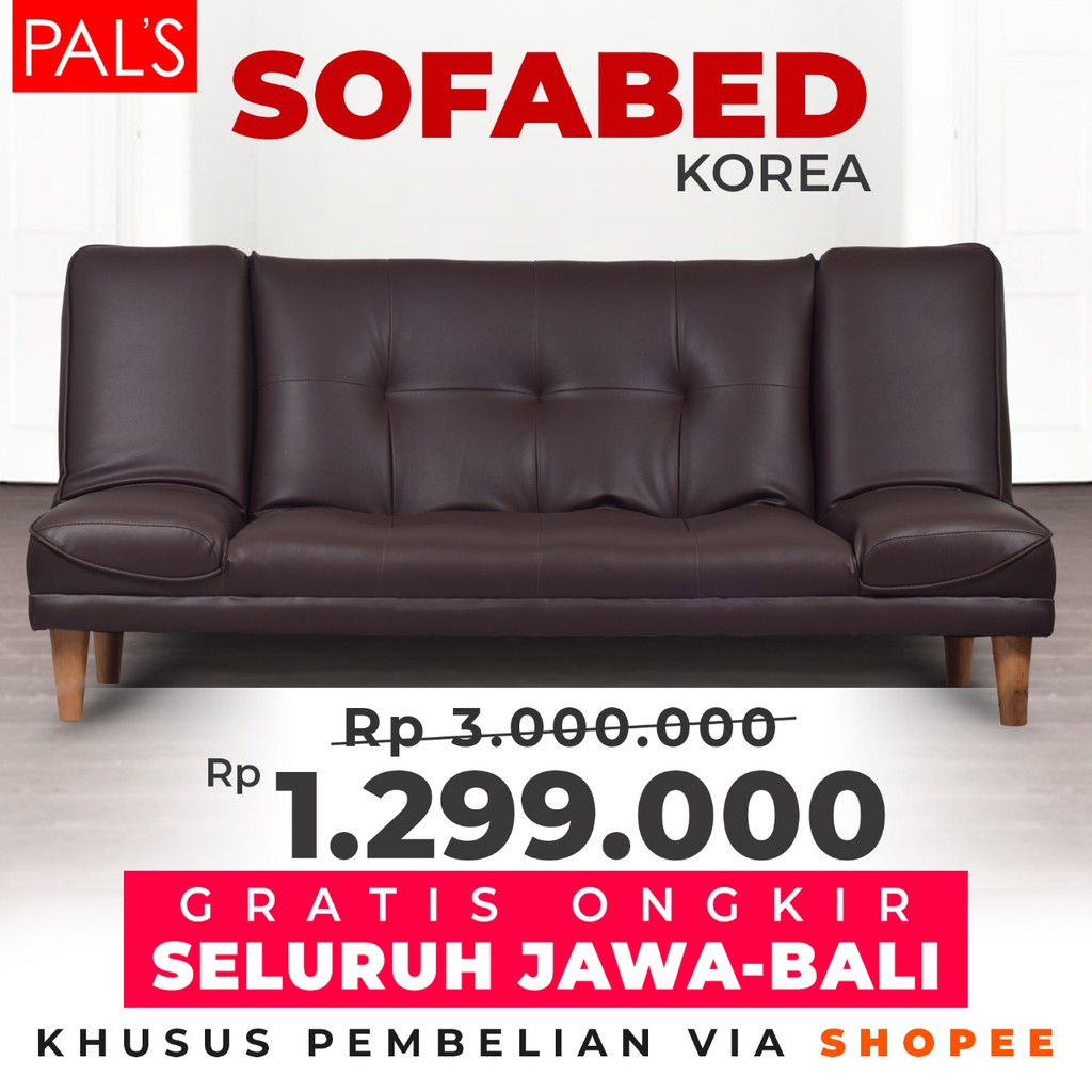 Jual SOFABED KOREA FREEONGKIR JAWABALI SOFABED MINIMALIS PROMO SOFA