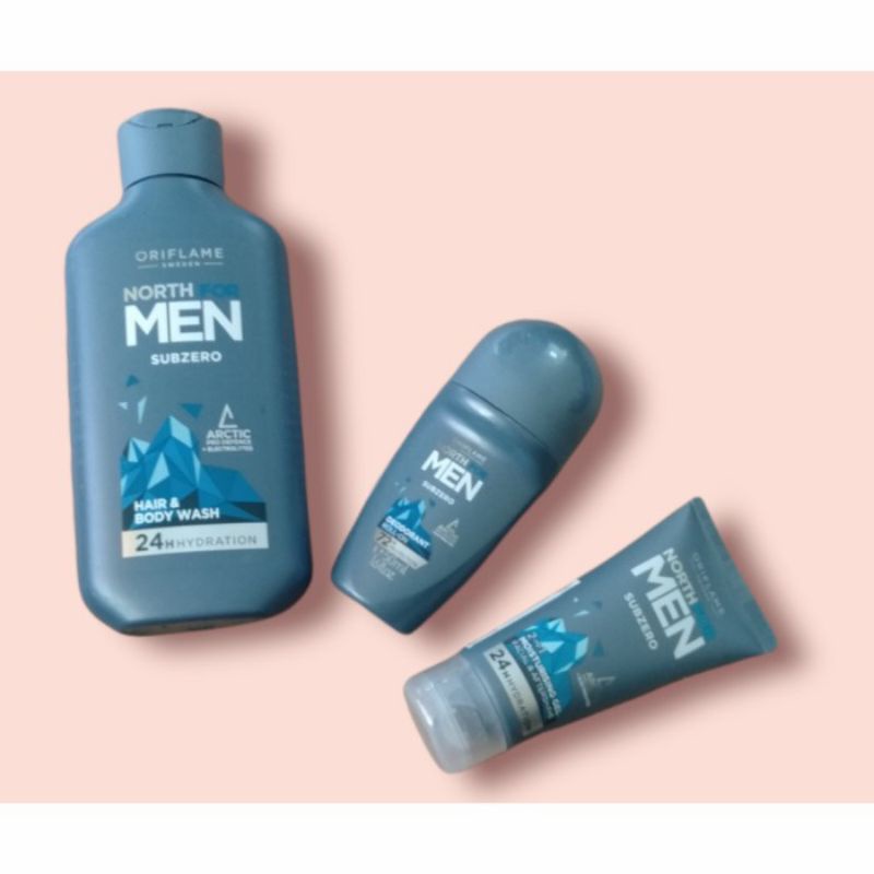 Jual North For Men Subzero Hair & Body Wash Moisturising Gel