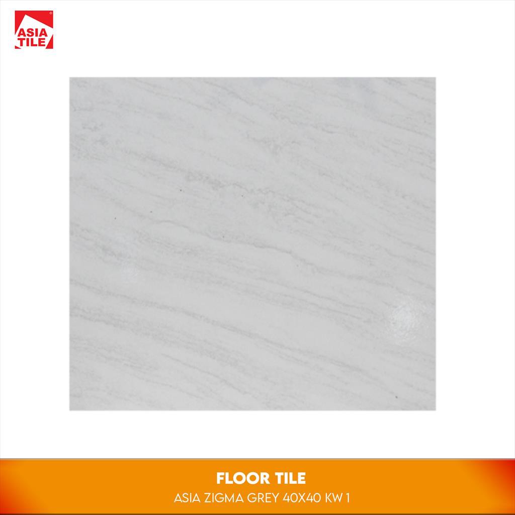 Asia Tile Zigma Grey 40X40 KW1 Keramik Lantai Shopee Indonesia