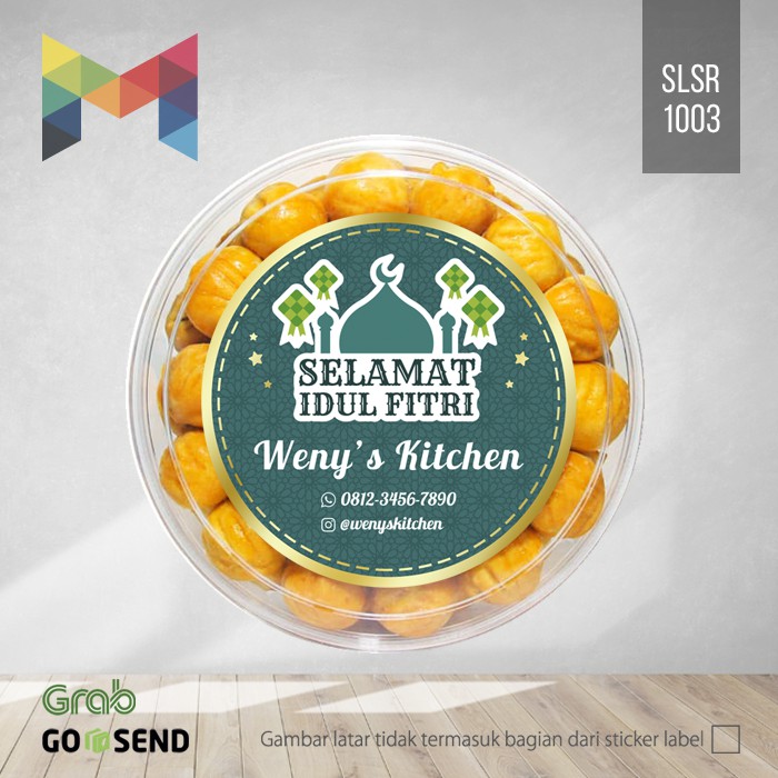 15+ Trend Terbaru Stiker Label Kue Lebaran Aneka Stiker Keren