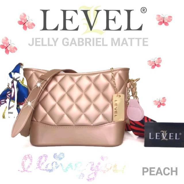 TAS JELLY GABRIELLE MATTE LEVEL Fashion Wanita Import Batam Murah Sling Bag Selempang Shopee