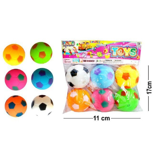 MAINAN BOLA KARET BUNYI B846 | Shopee Indonesia