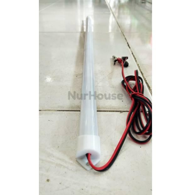 mitsuyama Lampu led dc 12 volt panjang 60 cm 21 watt jepit aki (KODE R594)  | Shopee Indonesia