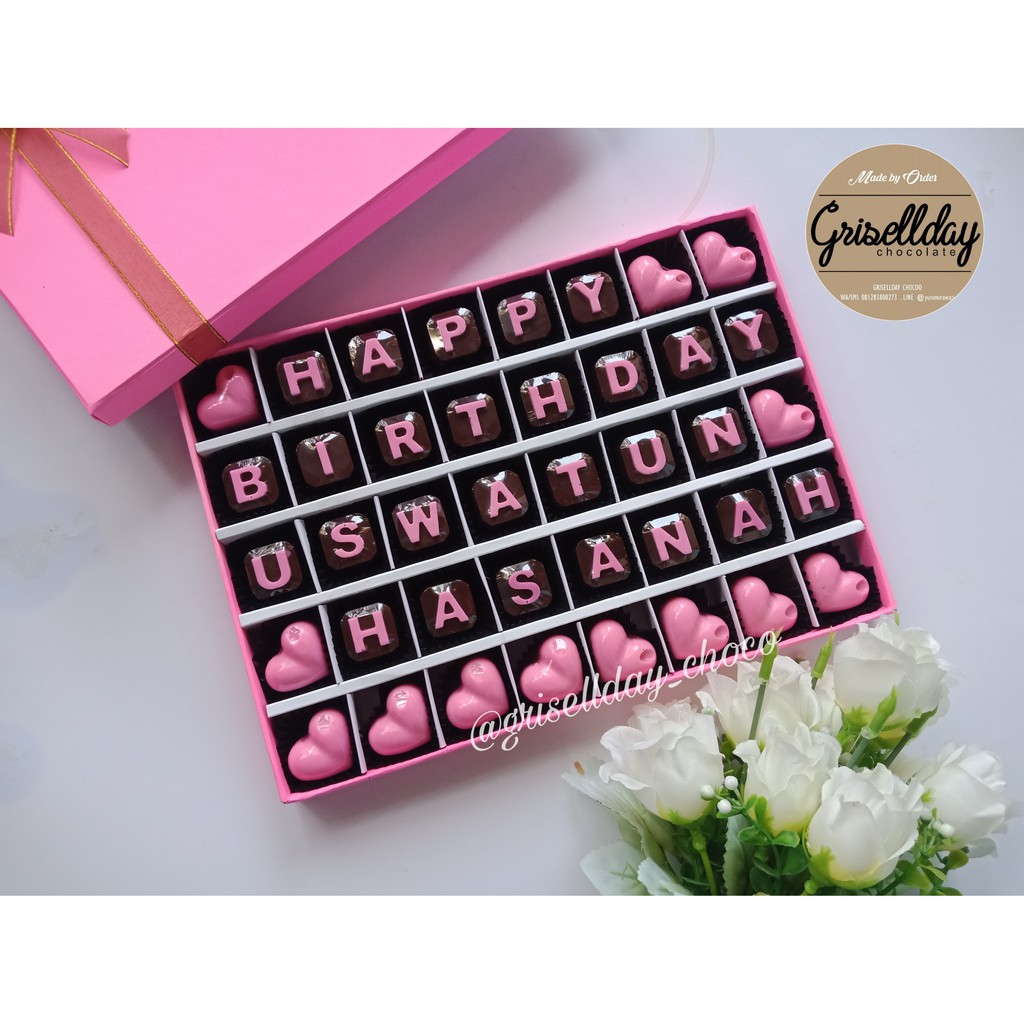 Jual Coklat Huruf, Coklat Karakter, Kado Ultah, Kado Wedding, Kado Anniversary, | Shopee Indonesia