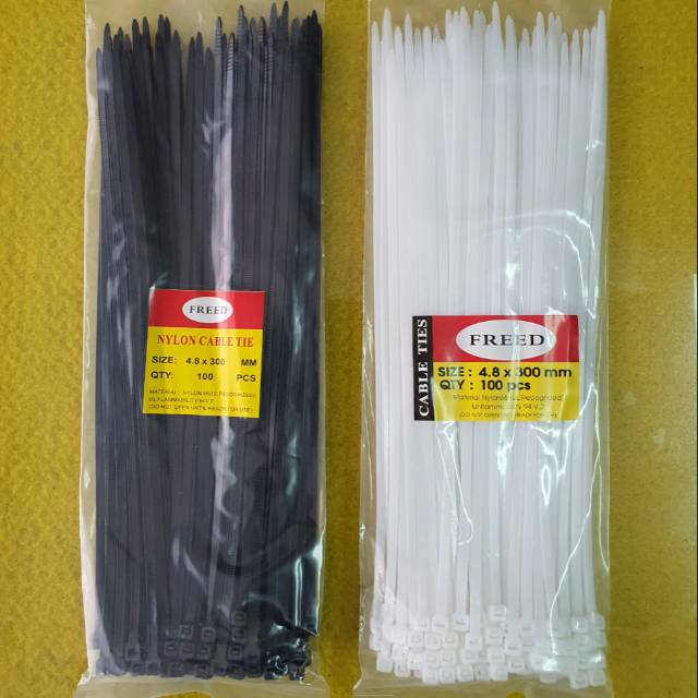 Jual Kabel Ties / Cable Ties / Kabel Tis Freed 4,8 x 300 mm (30 cm